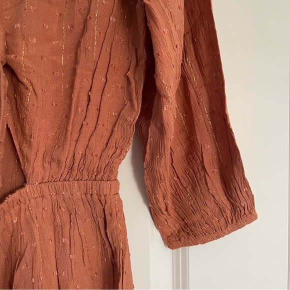 New! L*space stay golden keyhole front mini Dress nwt 18352 - Picture 7 of 15